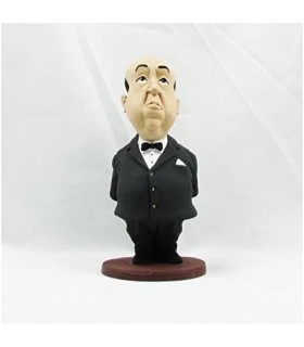 Figura Alfred Hitchcock Artesanal 20 cms