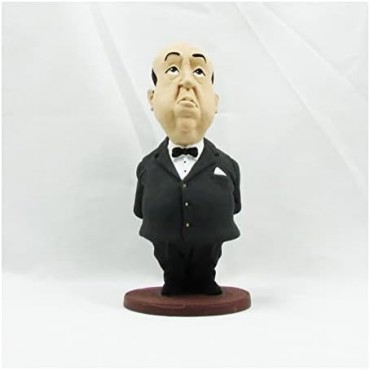 Figura Alfred Hitchcock Artesanal 20 cms