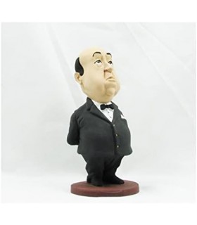 Figura Alfred Hitchcock Artesanal 20 cms