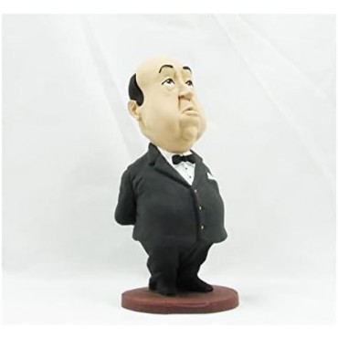 Figura Alfred Hitchcock Artesanal 20 cms