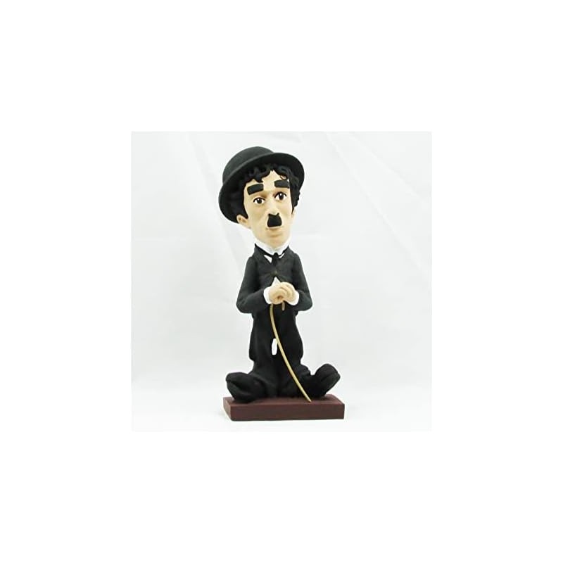 Figura Charlie Chaplin Artesanal 20 cms