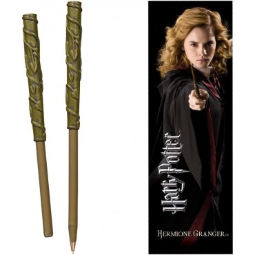 Bolígrafo Varita y Marcapáginas Hermione Harry Potter