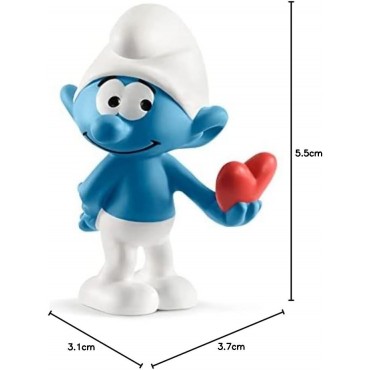 Figura Pitufo Corazón 5,5 cms