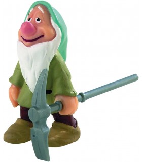 Figura Enanito Dormilón con Azadón Blancanieves y los Siete Enanitos Disney 5,5 cms