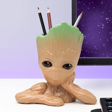 Bote Bolígrafos Groot Maceta Guardianes de la Galaxia Marvel 15 cms