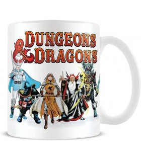 Taza Dragones & Mazmorras Dungeons & Dragons Retro Cerámica 315 mls