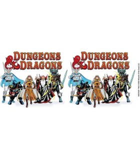 Taza Dragones & Mazmorras Dungeons & Dragons Retro Cerámica 315 mls