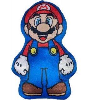 Cojín Super Mario Bros Nintendo Peluche 3D 33 cms