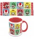 Taza Super Mario Bros Personajes Nintendo Cerámica 320 mls