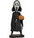 Figura Ghost Face With Pumpkin Scream Head Knocker 20 cms