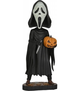 Figura Ghost Face With Pumpkin Scream Head Knocker 20 cms