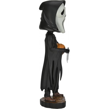 Figura Ghost Face With Pumpkin Scream Head Knocker 20 cms