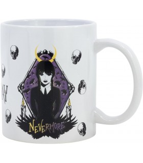 Taza Nevermore Wednesday Cerámica 325 mls