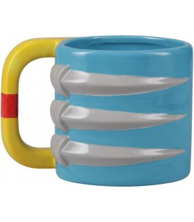 Taza 3D Garra De Lobezno X-Men 97 Marvel Cerámica 350 mls