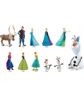 Figura Anna Con Flores Frozen Disney 10 cms