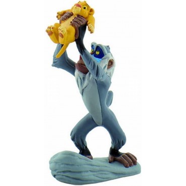 Figura Rafiki Y Simba Pride Rock El Rey León Disney 10 cms