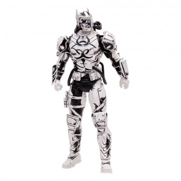 Figura Batman Hazmat Suit Justice League The Amazo Virus Edición Limitada DC Sketch Edition Articulada 18 cms