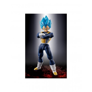 Figura Super Saiyan God Vegeta Dragon Ball S.H. Figuarts 15 Aniversario Articulada 15 cms