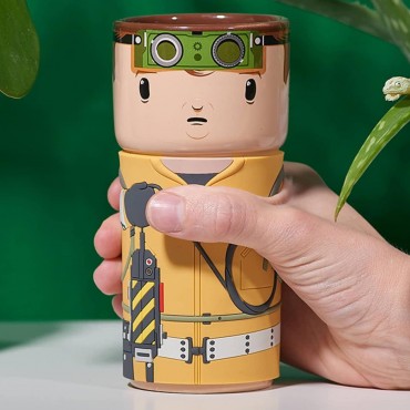 Taza Con Forma De Ray Stantz Cazafantasmas Cerámica 400 mls