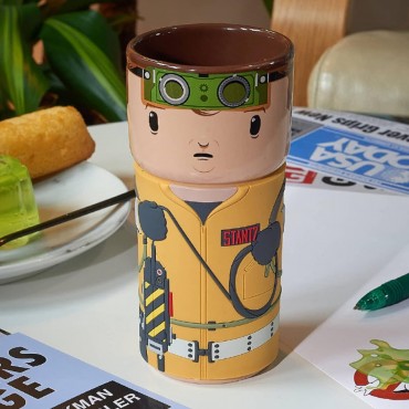 Taza Con Forma De Ray Stantz Cazafantasmas Cerámica 400 mls