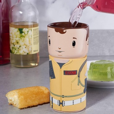Taza Con Forma De Peter Venkman Cazafantasmas Cerámica 400 mls
