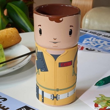 Taza Con Forma De Peter Venkman Cazafantasmas Cerámica 400 mls