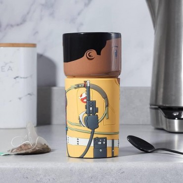 Taza Con Forma De Winston Zeddemore Cazafantasmas Cerámica 400 mls