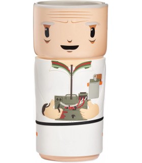 Taza Con Forma De Doc Brown Regreso Al Futuro Cerámica 400 mls