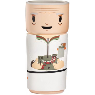 Taza Con Forma De Doc Brown Regreso Al Futuro Cerámica 400 mls