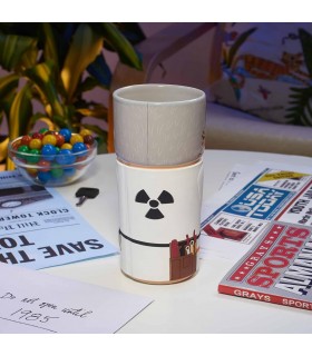 Taza Con Forma De Doc Brown Regreso Al Futuro Cerámica 400 mls