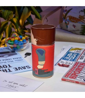 Taza Con Forma De Marty McFly Regreso Al Futuro Cerámica 400 mls