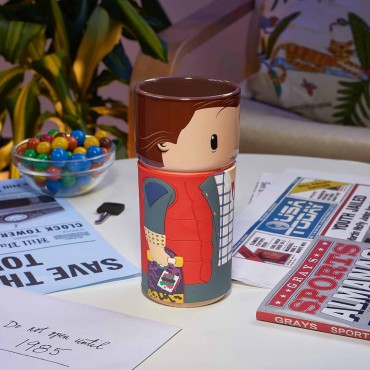 Taza Con Forma De Marty McFly Regreso Al Futuro Cerámica 400 mls