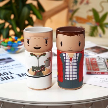 Taza Con Forma De Marty McFly Regreso Al Futuro Cerámica 400 mls