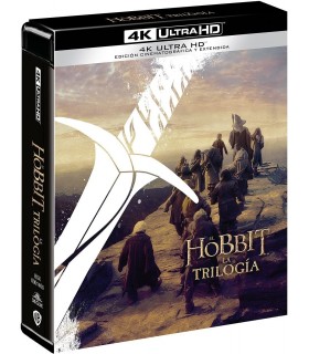 El Hobbit: Un Viaje Inesperado + el Hobbit: la Desolación de Smaug + el Hobbit: la Batalla de los Cinco Ejércitos [4K UHD,Blu-ra