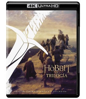 El Hobbit: Un Viaje Inesperado + el Hobbit: la Desolación de Smaug + el Hobbit: la Batalla de los Cinco Ejércitos [4K UHD,Blu-ra