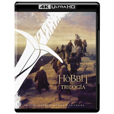 El Hobbit: Un Viaje Inesperado + el Hobbit: la Desolación de Smaug + el Hobbit: la Batalla de los Cinco Ejércitos [4K UHD,Blu-ra