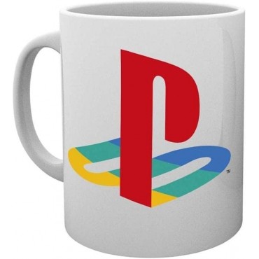 Taza Logo Colores Play Station Cerámica 320 mls