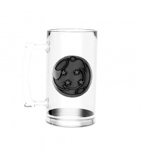 Jarra De Cristal Dragon Ball Z Con Medallón De Metal 500 mls