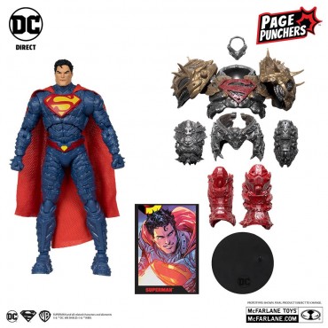 Figura Superman Con Cómic DC Page Punchers Articulada 18 cms