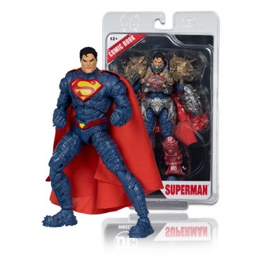 Figura Superman Con Cómic DC Page Punchers Articulada 18 cms