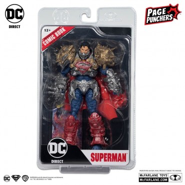 Figura Superman Con Cómic DC Page Punchers Articulada 18 cms