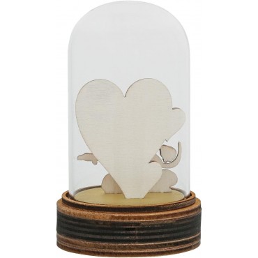 Cápsula Decorativa Mickey Y Minnie Mouse Disney 11 cms