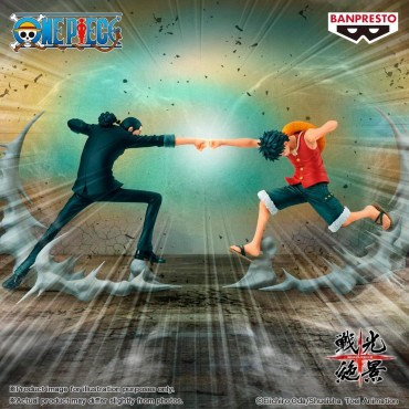 Figura Monkey D. Luffy Senkkouzekkei One Piece 8 cms