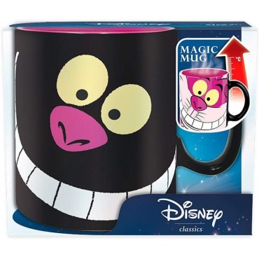 Taza Térmica Gato Cheshire Alicia En El País De Las Maravillas Disney Cerámica 460 mls