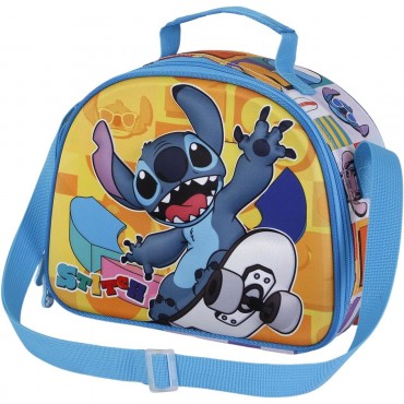 Bolsa Portameriendas 3D Stitch Skater Lilo & Stitch Disney 