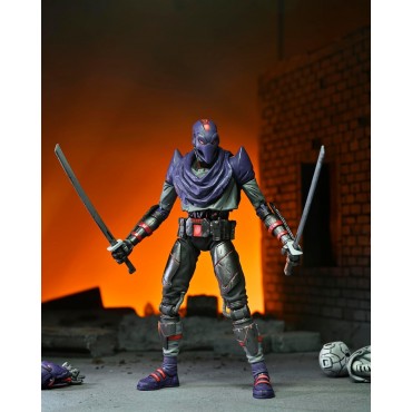 Figura Ultimate FootBot Las Tortugas Ninja The Last Ronin TMNT Articulada 18 cms