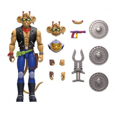 Figura Throttle Los Motorratones de Marte Articulada 18 cms