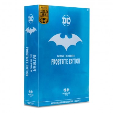 Figura Batman Frostbite Edition DC Rebirth Gold Label Edición Limitada Articulada 18 cms