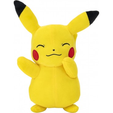 Peluche Pikachu Ojos Cerrados Pokémon 20 cms