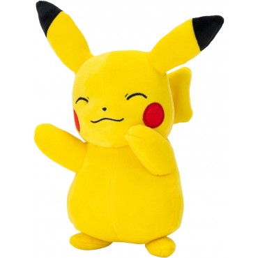 Peluche Pikachu Ojos Cerrados Pokémon 20 cms